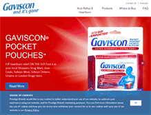 Tablet Screenshot of gaviscon.ca